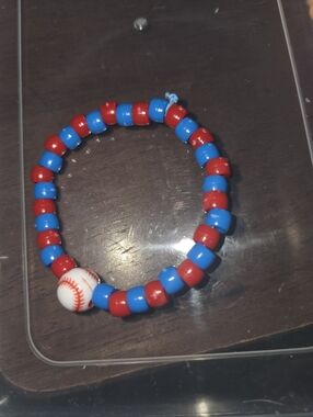 Baseball Stretchy Bracelet
